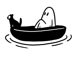 ghost on boat