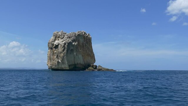 A Rock in the Middle of the Sea - View from a Boat 2