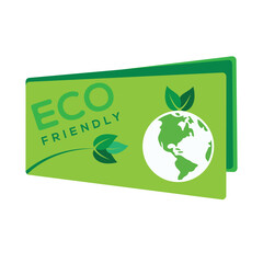 Eco friendly logo design and concept