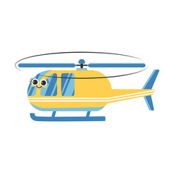 Yellow Bright Playful Helicopter | Cute Transportation