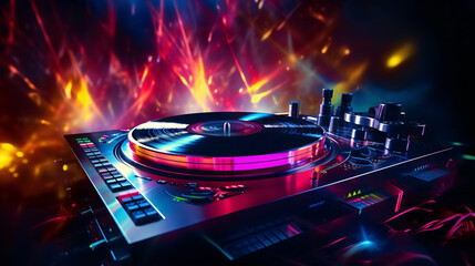 Mixes on CD players or track at nightclub