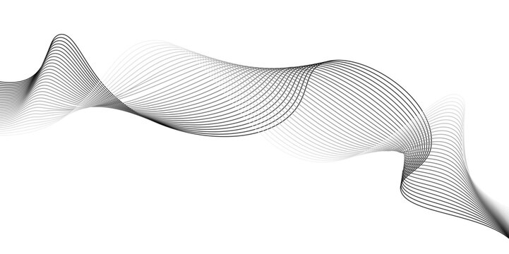 Abstract White and black wavy lines and geometric design and modern grid background . Geometric design. parallel lines pattern and Digital landscape for presentations. parallel lines pattern.	