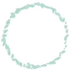 frame of green leaves