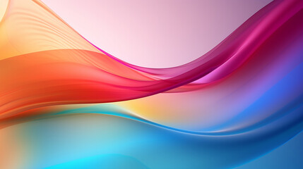 Fototapeta premium abstract colorful wave background