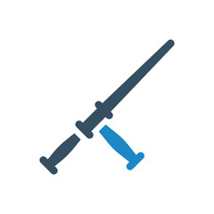 baton icon vector illustration