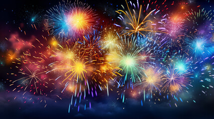 Vibrant Sparkler - New Year's Celebration Background