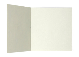 White note paper on transparent background png file