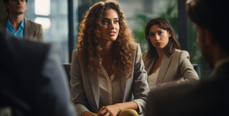 Professional woman embarking on her management journey, representing female leadership and career advancement in the corporate world.