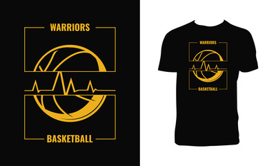 Creative Basketball T Shirt Design. 