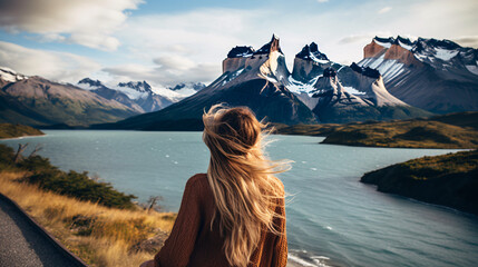 Beautiful woman embracing the wanderlust lifestyle as she explores global destinations, embodying the spirit of adventure and travel.