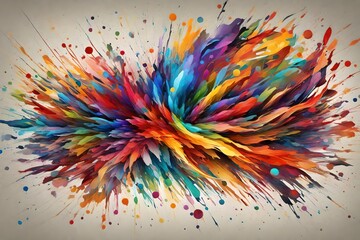 Create an artwork that represents 'Symphony of Colors