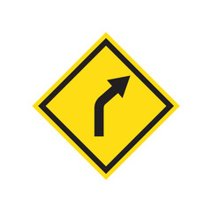 road sign icon vector