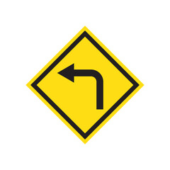 road sign icon vector