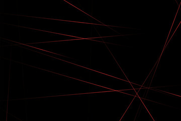 Abstract black with red lines, triangles background modern design. Vector illustration EPS 10.