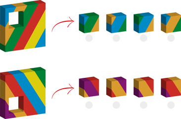 Mind game, Brain questions - IQ TEST, Visual intelligence questions, Find the missing part.