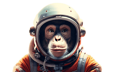 3D Beyond Earth Galactic Monkey - obrazy, fototapety, plakaty