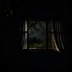 window in the night