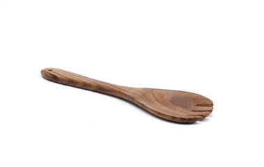 Wooden Spoons for Cooking, Wood Cooking Utensils isolated on white background