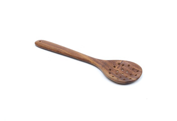 Wooden Spoons for Cooking, Wood Cooking Utensils isolated on white background