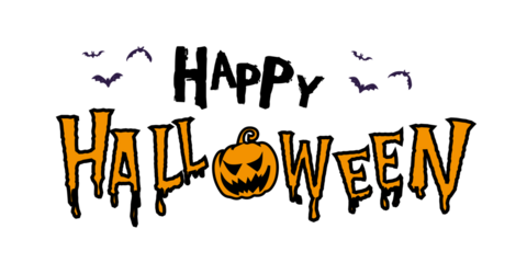 Happy Halloween Text Banner