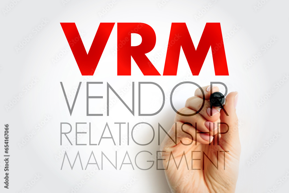 Poster vrm vendor relationship management - business activity made possible by software tools that aim to p