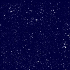 Falling white snow, night sky. Winter, New Year and Christmas are coming soon.