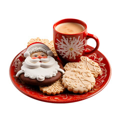 cup of coffee and cookies
