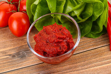 Tomato puree sauce for cooking