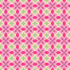 Beautiful seamless pattern design for decorating, backdrop, fabric, wallpaper and etc.