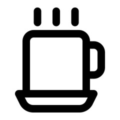 coffee line icon