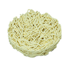 noodles isolated on white
