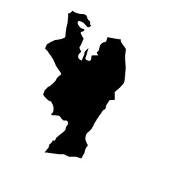 Goygol district map, administrative division of Azerbaijan.