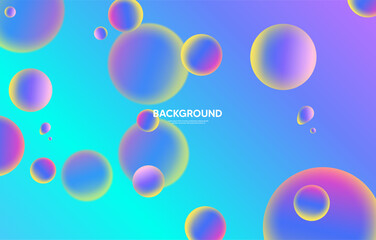 Abstract background with bubbles