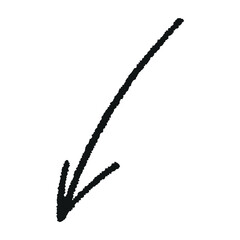 Fototapeta Doodle emphasis arrow icon. Design quirky twist zigzag line, spring coil, curve wave. Vector obraz
