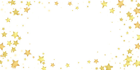 Magic stars vector overlay.  Gold stars scattered