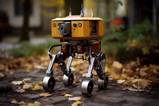diy robot constructed according to open-source plans