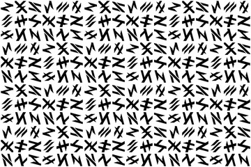 Black and white abstract geometric background. Modern minimal poster.