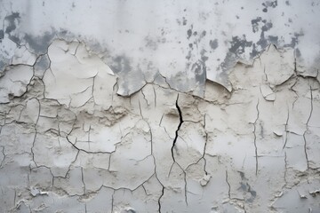 cracked and patched wall