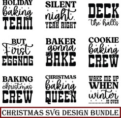 Obraz premium Christmas Svg Design Bundle
