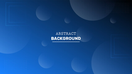 Modern Blue futuristic geometric background. Futuristic hi-technology concept. Horizontal banner template. Suit for cover, banner, brochure, corporate, poster, presentation, website