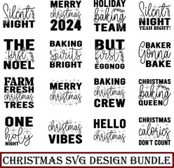 christmas svg design bundle 