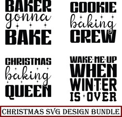 Obraz premium christmas svg design bundle 
