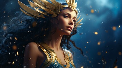 Hera - The greek goddess of marriage.generative ai
