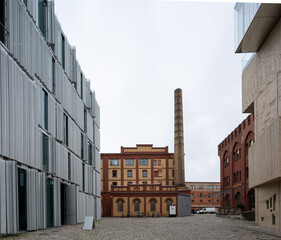 Berlin, Germany - April 19, 2023: former Pfefferberg brewery in Berlin