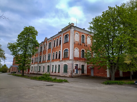 Old building in the center of Poltava
