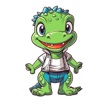 Crocodile , Illustration PNG, Cartoon Graphic Design Tshirt