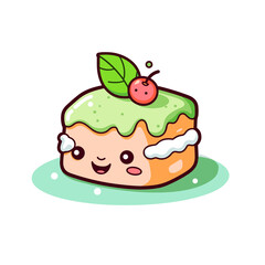 Guava cake, Illustration PNG, Cartoon Graphic Design Tshirt