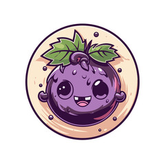 Obraz premium Jabuticaba, Illustration PNG, Cartoon Graphic Design Tshirt