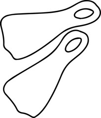 Mens profession symbols, hobby symbols. Fathers day doodle design element.