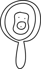 Mens profession symbols, hobby symbols. Fathers day doodle design element.